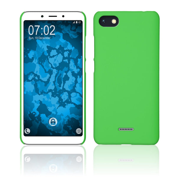 Hardcase für Xiaomi Redmi 6/6A gummiert grün