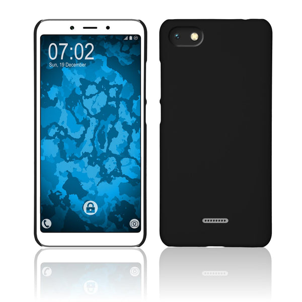 Hardcase für Xiaomi Redmi 6/6A gummiert schwarz