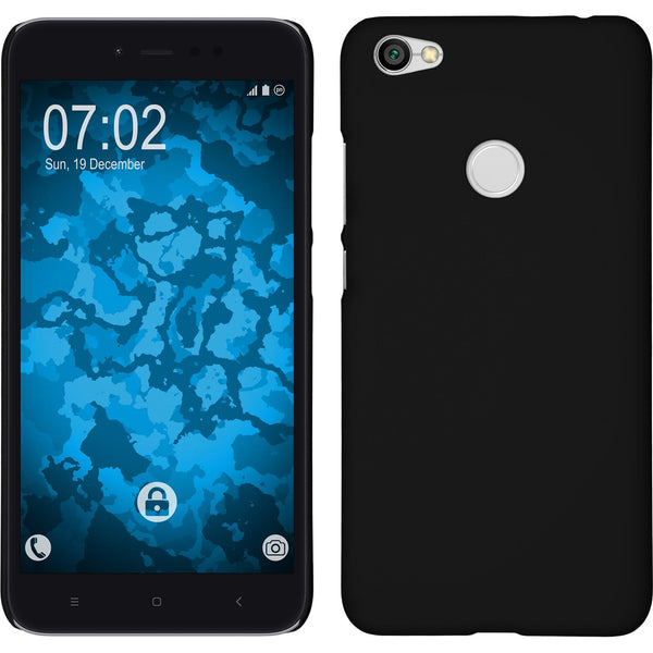 Hardcase für Xiaomi Redmi Note 5A gummiert schwarz