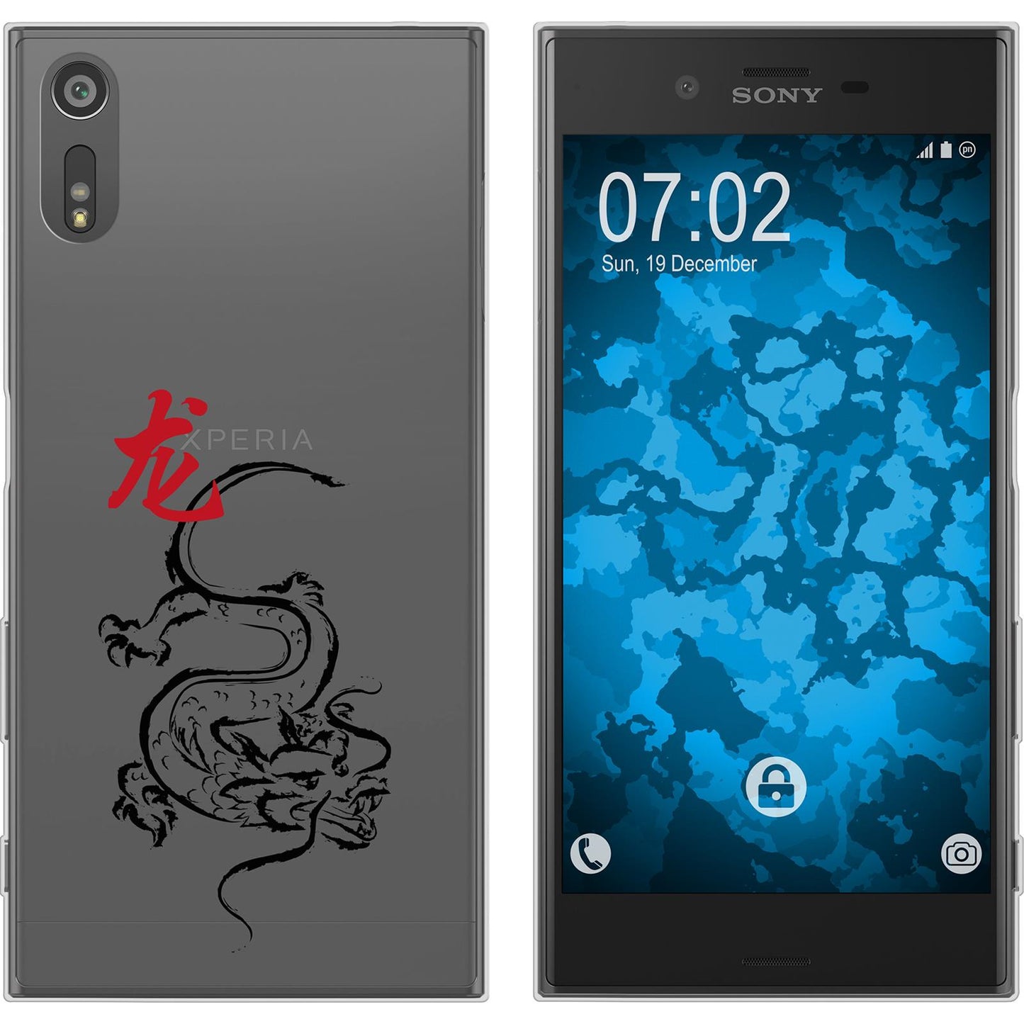 Xperia XZs Silikon-Hülle Tierkreis Chinesisch M5 Case