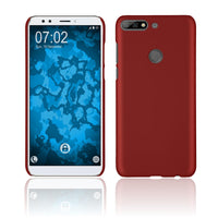 Hardcase für Huawei Y7 Prime (2018) gummiert rot