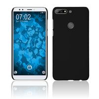 Hardcase für Huawei Y7 Prime (2018) gummiert schwarz